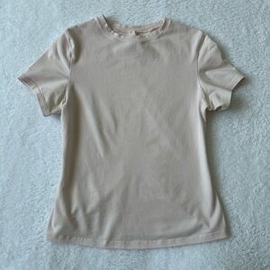 SKIMS Cotton Jersey T-Shirt Baby Pink Crew Neck Tee Minimalist Basic